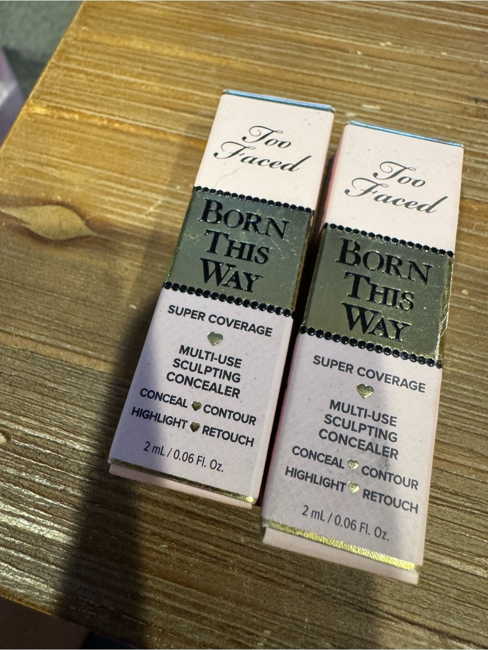 Too Faced 2x Born This Way Super Coverage Concealer-Butterscotch-TRAVEL SIZE
